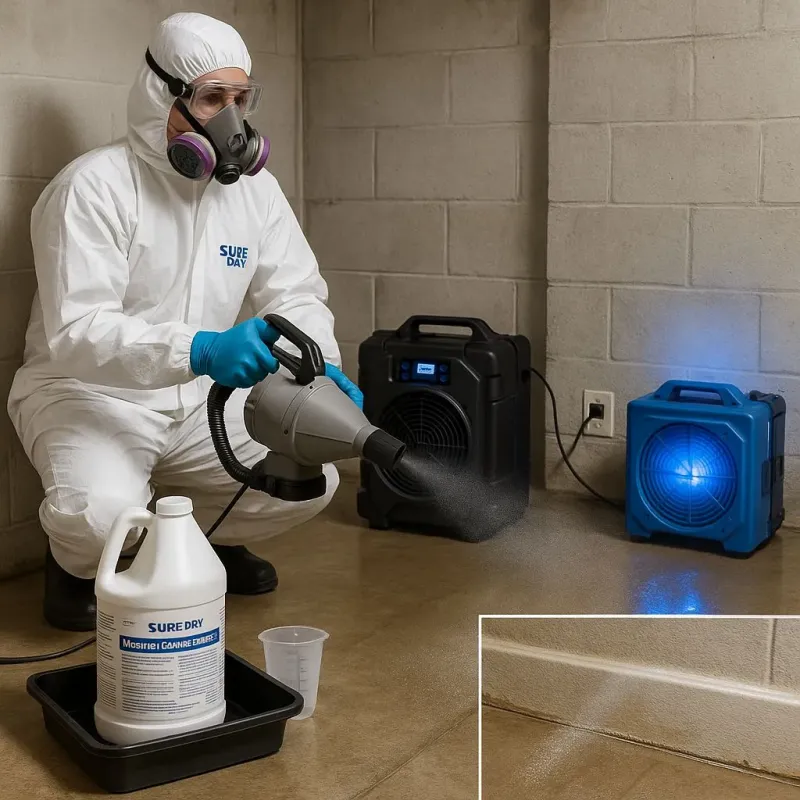 Sanitization and Odor Removal process in Sheboygan Falls, WI