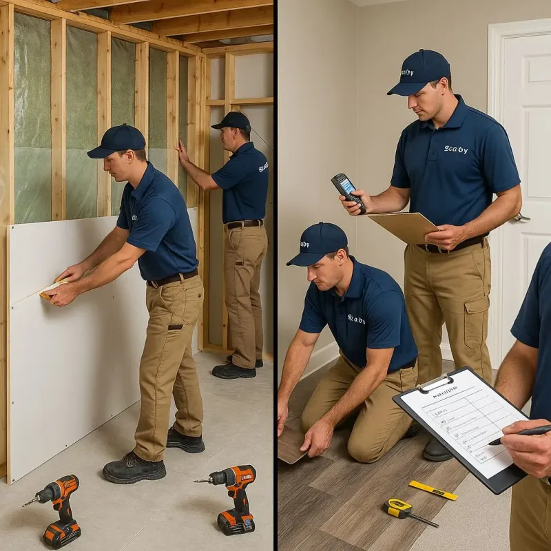 Repairs and Reconstruction process in Sheboygan Falls, WI